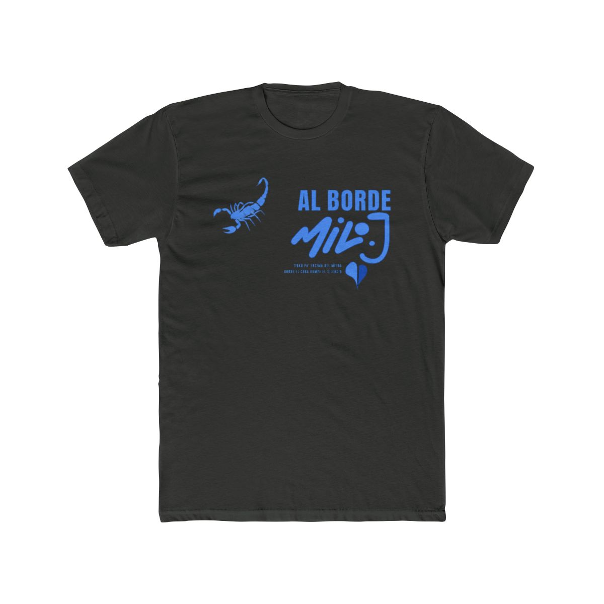 Milo J Merch Al Borde T Shirt Milo J 511 Album Women Men Casual Short Sleeve Tee - alternate angle 3, merchandise